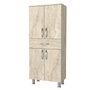 Hanah Home Gabinete de Baño Arizona 4 Doors Travertino Melamina 140x59.4x31.5 cm